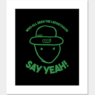 Amateur Leprechaun Sketch Mobile Alabama St Patrick'S Posters and Art